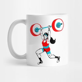 Female Weightlifter Mug